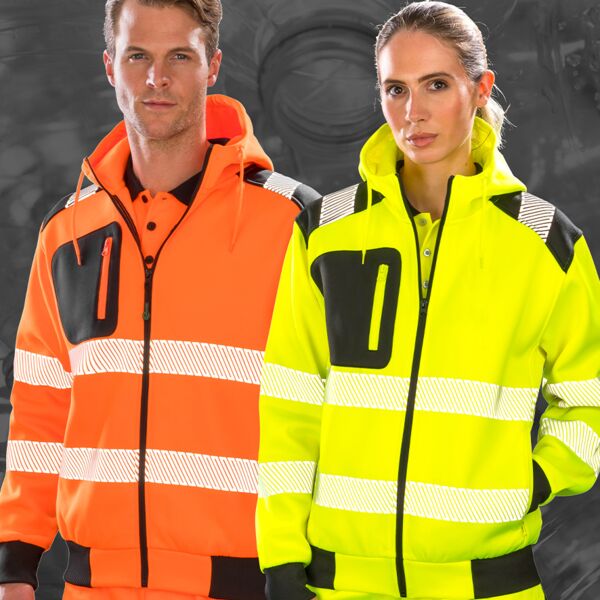 Result Genuine Recycled Safety Zip Hoodie Thumbnail