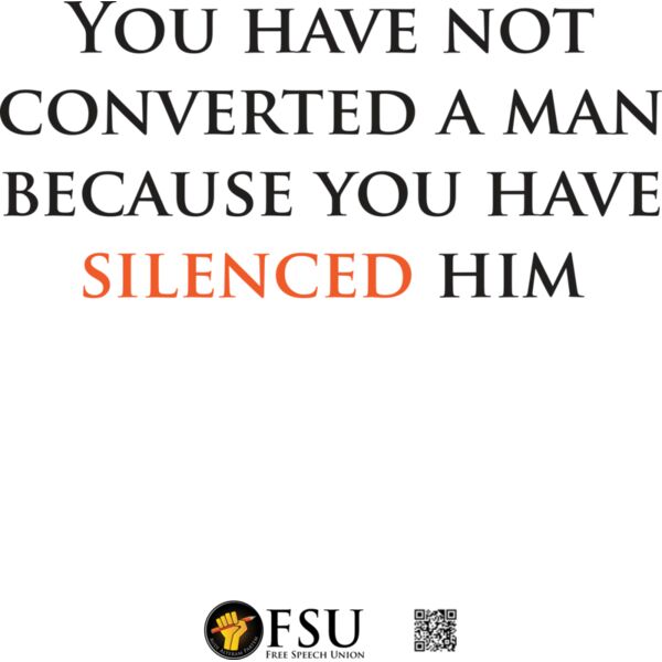 T Shirt 297mm You have not converted a man LogoQR  1  Thumbnail